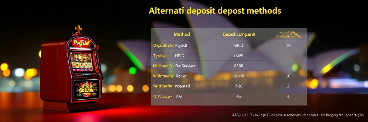 Comparing PayID to Alternative Deposit Methods for Pokies for players in Australia